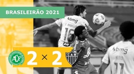 Brasileirão: Chapecoense 2 - 2 Atlético-MG (2021)