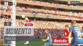 Liga Portugal Betclic: Benfica vs Arouca, Jogada Pavlidis, 16' (2024-2025)