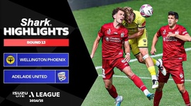 A-League: Wellington Phoenix 1 - 2 Adelaide United (2024-2025)