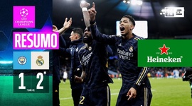Liga Campeões: Man City 3 - 4 g.p Real Madrid (2023-2024)