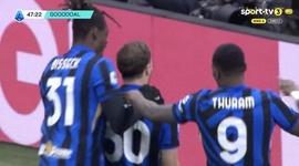 Serie A: Inter vs Como, Golo 1-0 Carlos Augusto (2024-2025)