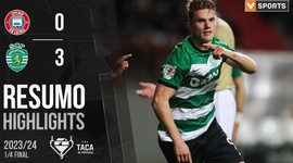 Taça de Portugal Placard: U. Leiria SAD 0 - 3 Sporting (2023-2024)