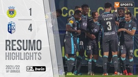 Liga Portugal Bwin: Arouca 1 - 4 Vizela (2021-2022)