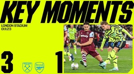 League Cup: West Ham 3 - 1 Arsenal (2023-2024)