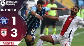 Super Ligi: Adana Demirspor 1 - 3 Samsunspor (2024-2025)