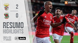Liga Portugal Bwin: Benfica 2 - 0 Paços Ferreira (2021-2022)