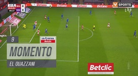Liga Portugal Betclic: Sp. Braga vs Nacional, Jogada El Ouazzani, 9' (2024-2025)