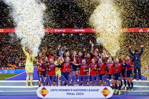 Espanha vence Alemanha por 3-0 e conquista Liga das Nações Feminina pela segunda vez