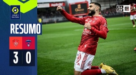 Ligue 1: Stade Brest 3 - 0 Clermont Foot (2023-2024)