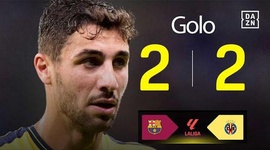 La Liga: Barcelona vs Villarreal, Golo 2-2 Comesaña (2024-2025)