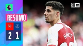 Premier League: Arsenal 2 - 1 Everton (2023-2024)