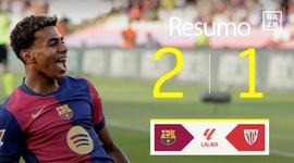 La Liga: Barcelona 2 - 1 Athletic Bilbao (2024-2025)