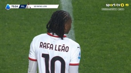 Serie A: Genoa vs Milan, Golo 1-1 Rafael Leão (2024-2025)