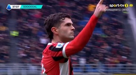 Serie A: Milan vs Parma, Golo 1-1 C. Pulisic (g.p.) (2024-2025)