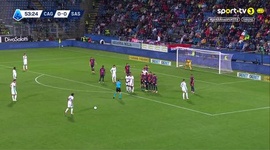 Serie A: Cagliari vs Sassuolo, Golo 0-1 A. Laurienté (2025-2026)