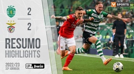 Liga Portugal Bwin: Sporting 2 - 2 Benfica (2022-2023)