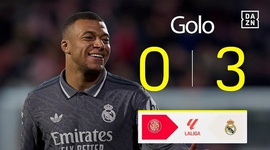 La Liga: Girona vs Real Madrid, Golo 0-3 Mbappé (2024-2025)