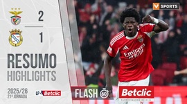 Liga Portugal Betclic: Benfica 2 - 1 Alverca (2025-2026)