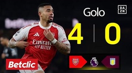 Premier League: Arsenal vs Aston Villa, Golo 4-0 Gabriel Jesus (2025-2026)