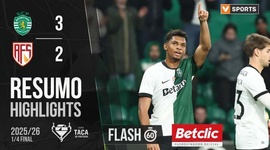 Taça de Portugal Generali Tranquilidade: Sporting 3 - 2 a.p AVS SAD (2025-2026)