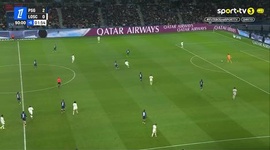 Ligue 1: PSG vs Lille, Golo 3-0 B. Barcola (2025-2026)