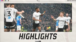 Championship: Derby County 4 - 0 Portsmouth (2024-2025)