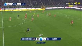 Serie A: Cremonese vs Inter, Golo 0-2 P. Zieliński (2025-2026)
