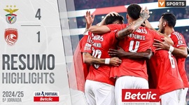 Liga Portugal Betclic: Benfica 4 - 1 Santa Clara (2024-2025)