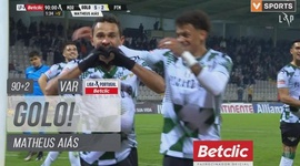 Liga Portugal Betclic: Moreirense vs Portimonense, Golo 5-2 Matheus Aiás (2023-2024)