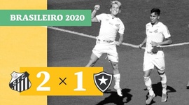 Brasileirão: Santos 2 - 1 Botafogo (2020)
