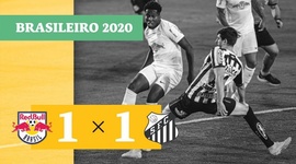 Brasileirão: RB Bragantino 1 - 1 Santos (2020)