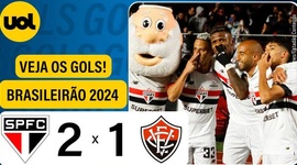 Brasileirão: São Paulo 2 - 1 Vitória (2024)