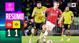 Liga Campeões: PSV 1 - 1 Dortmund (2023-2024)