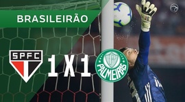 Brasileirão: São Paulo 1 - 1 Palmeiras (2019)
