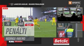 Liga Portugal Betclic: Nacional vs AVS SAD, Penálti Rodrigo Ribeiro (VAR), 78' (2024-2025)