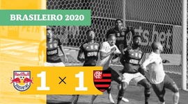 Brasileirão: RB Bragantino 1 - 1 Flamengo (2020)