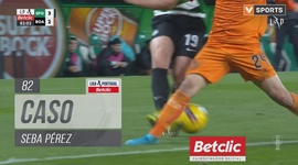 Liga Portugal Betclic: Sporting vs Boavista, Caso Seba Pérez, 82' (2024-2025)