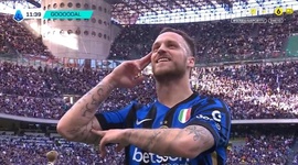 Serie A: Inter vs Udinese, Golo 1-0 M. Arnautović (2024-2025)