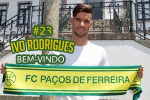 Mercado: Paços Ferreira confirma empréstimo de Ivo Rodrigues pelo FC Porto