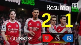 Premier League: Arsenal 2 - 1 Brighton (2025-2026)