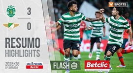 Liga Portugal Betclic: Sporting 3 - 0 Moreirense (2025-2026)