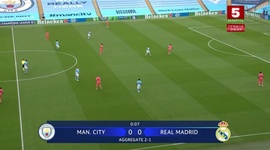 Liga Campeões: Man City 2 - 1 Real Madrid (2019-2020)