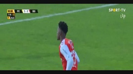 Liga Portugal Bwin: Paços Ferreira (1-2) Sp. Braga, Golo Banza, 98m (2022-2023)