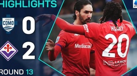 Serie A: Como 0 - 2 Fiorentina (2024-2025)