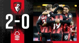 Championship: AFC Bournemouth 2 - 0 Nottingham Forest (2020-2021)