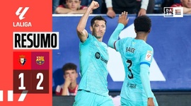 La Liga: Osasuna 1 - 2 Barcelona (2023-2024)