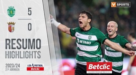 Liga Portugal Betclic: Sporting 5 - 0 Sp. Braga (2023-2024)