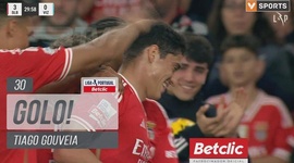 Liga Portugal Betclic: Benfica vs Vizela, Golo 3-0 Tiago Gouveia (2023-2024)