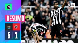 Premier League: Newcastle 5 - 1 Sheffield Utd (2023-2024)