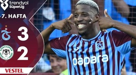 Super Ligi: Trabzonspor 3 - 2 Konyaspor (2024-2025)